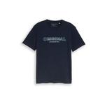 TOM TAILOR DENIM Majica marine / svetlo modra / bela 31722316