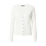 Jopica Guess ženski, bež barva - bež. Jopica iz kolekcije Guess. Model z V izrezom, izdelan iz tanke pletenine.