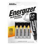 NEW ENERGIZER ALKALINE POWER BATERIJE AAA LR03 4 kosi.