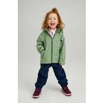 Otroška smučarska jakna Reima Soutu zelena barva - zelena. Otroška smučarska jakna iz kolekcije Reima. Podložen model, izdelan iz vodoodpornega materiala z visoko zračnostjo.