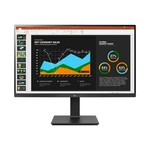 LG 27BQ75QB-B monitor, IPS, 27", 16:9, 2560x1440, 75Hz, pivot, USB-C, HDMI, Display port, USB
