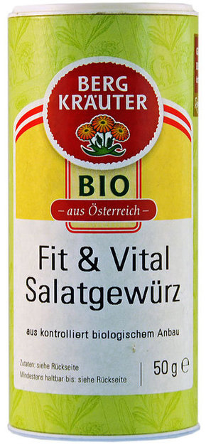 Österreichische Bergkräuter Fit &amp; Vital začimbe za solato - 50 g