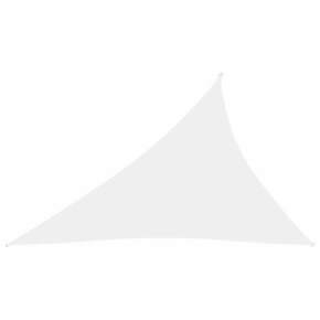 Senčno jadro oksford blago trikotno 3x4x5 m belo