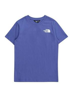 Otroška bombažna kratka majica The North Face REDBOX TEE (BACK BOX GRAPHIC) vijolična barva - vijolična. Otroška kratka majica iz kolekcije The North Face