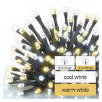 Emos LED božična veriga, 8 m, za notranjo in zunanjo uporabo, topla/hladna bela svetloba, časovnik