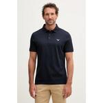 Barbour polo majica moška bombažna Sutton Tailored Fit Polo Shirt mornarsko modra MML1459