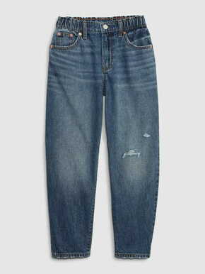 Gap Otroške Jeans hlače high rise barrel Washwell 10
