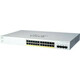 Cisco stikalo CBS220-24P-4G (24xGbE, 4xSFP, 24xPoE , 195W) - REFRESH