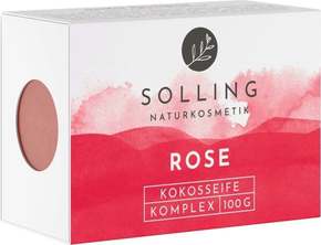 "SOLLING Naturkosmetik Kokosovo milo Rose - 100 g"
