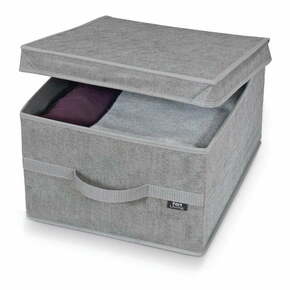 Siva škatla za shranjevanje Domopak Stone Large