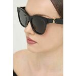 Sončna očala Burberry ženska, črna barva, 0BE4418 - črna. Sončna očala iz kolekcije Burberry. Model z enobarvnimi stekli in okvirji iz plastike. Ima filter UV 400.