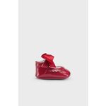 Čevlji za dojenčka Mayoral Newborn rdeča barva - rdeča. Čevlji za dojenčka iz kolekcije Mayoral Newborn. Model izdelan iz iz ekološkega usnja.