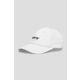 Bombažna bejzbolska kapa Levi's bela barva - bela. Kapa s šiltom vrste baseball iz kolekcije Levi's. Model izdelan iz bombažnega materiala.
