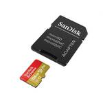 SDXC SANDISK MICRO 128GB EXTREME KAMERA/DRON, 170/80MB/s, UHS-I S, U4, C10, V30, adapter