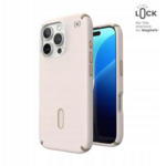 Ovitek Speck Presidio2 Pro ClickLock & MagSafe - iPhone 16 Pro (bela kost / staro zlato / lešnikovo rjava)