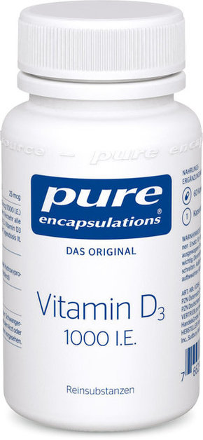Pure encapsulations Vitamin D3 1000 I.E. - 60 kapsul