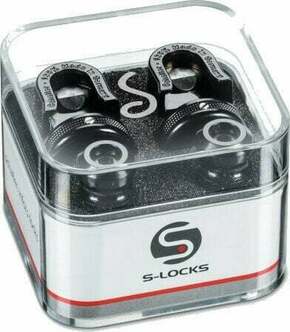 Schaller 14010401 M Strap-locks Black Chrome