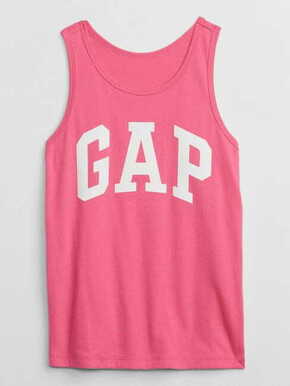 Gap Otroške Majica brez rokavov z logem XXL