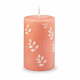 Oranžno-rožnata sveča Unipar Pure Beauty, čas gorenja 40 h