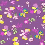 eoshop Otroška preproga Butterfly 5291 purple (Varianta: 1 m2 Butterfly 5291 purple BREZ PODLAGE)