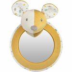 Canpol babies Mouse mehak hišni ljubljenček z ogledalom 0m+ 1 kos