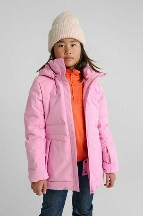 Otroška puhovka Reima Viikki roza barva - roza. Otroška zimska jakna iz kolekcije Reima. Podložen model