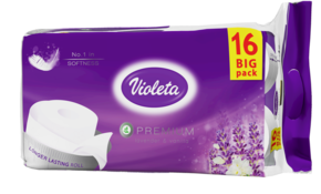 Violeta Premium toaletni papir Sivka