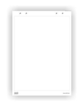 Piši-Briši Papir za flipchart B04 (99 x 66 cm)