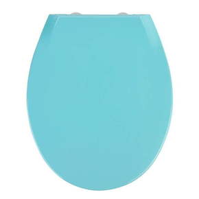 Modra WC deska z enostavnim zapiranjem Wenko Kos