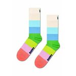 Nogavice Happy Socks Chunky Stripe Sock - pisana. Nogavice iz kolekcije Happy Socks. Model izdelan iz elastičnega, vzorčastega materiala.