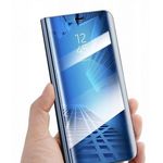 WEBHIDDENBRAND Onasi Clear View torbica za Samsung Galaxy A02s A025, modra