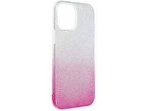 Onasi Silikonski ovitek z bleščicami bling 2v1 za iPhone 13 pro - srebrno roza