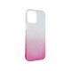 Onasi Silikonski ovitek z bleščicami bling 2v1 za iphone 13 pro - srebrno roza
