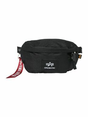 Alpha Industries torba za okoli pasu Big A Oxford Waist Bag 101908 Črna