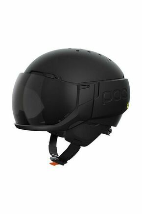 Smučarska čelada POC Levator Mips črna barva - črna. Smučarska čelada iz kolekcije POC. Model iz lahke in zelo trpežne plastike ABS.