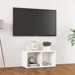 vidaXL TV omarica bela 72x35x36,5 cm iverna plošča