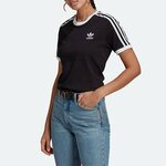 Adidas Majice črna S 3 Stripes Tee