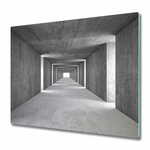 tulup.si Steklena podloga za rezanje Predor beton 2x30x52 cm