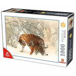 WEBHIDDENBRAND DEICO Puzzle Tiger z mladičem 1000 kosov