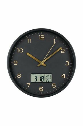 Stenska ura House Nordic Amiens - črna. Stenska ura iz kolekcije House Nordic. Model izdelan iz plastike.