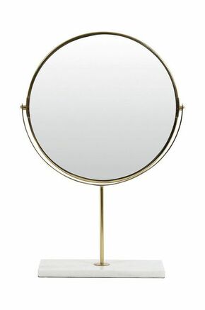 Stoječe ogledalo Light &amp; Living - bela. Stoječe ogledalo iz kolekcije Light &amp; Living. Model izdelan iz kovine in marmorja.