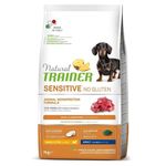 TRAINER Sensitive No gluten Adult Mini briketi za odrasle pse, jagnjetina in riž, 7 kg