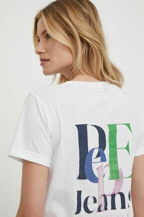 Bombažna kratka majica Pepe Jeans Jazzy ženska