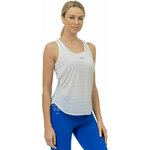 Nebbia FIT Activewear Tank Top “Airy” with Reflective Logo White XS Fitnes majica