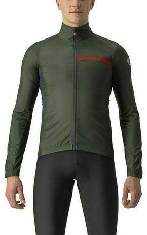Castelli Squadra Stretch Jacket Military Green/Dark Gray S Jakna