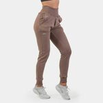 Nebbia High-Waist Loose Fit Sweatpants "Feeling Good" Brown XS Fitnes hlače