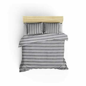 Belo-siva posteljnina za zakonsko posteljo 200x200 cm Hook - Mijolnir