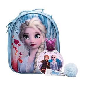 Disney Frozen II darilni set toaletna voda 100 ml + glos za ustnice 6 ml + nahrbtnik Elsa za otroke
