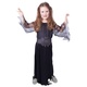 WEBHIDDENBRAND Otroški kostum črne čarovnice/halloweena (S)