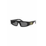 Otroška sončna očala Dolce &amp; Gabbana črna barva, 0DX4004 - črna. Otroška sončna očala iz kolekcije Dolce &amp; Gabbana. Model z enobarvnimi stekli in okvirji iz plastike. Ima filter UV 400.
